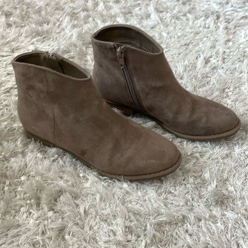 Girls Suede Booties - Size 2